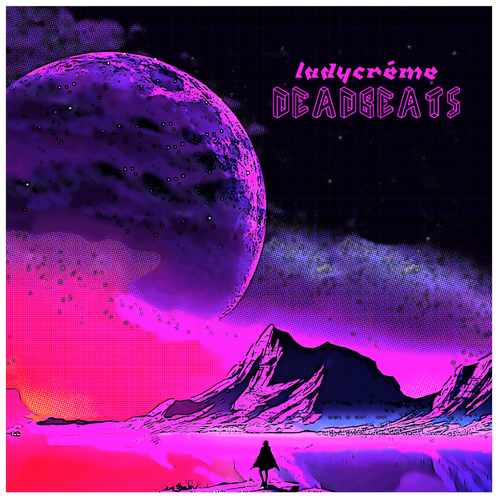 Album art for electronic/chill/ambient album by Ladycréme Design by green in blue