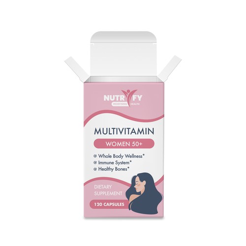 Design Design a premium packaging for Multivitamin for women 50+ brand for Nigerian Consumers por creationMB