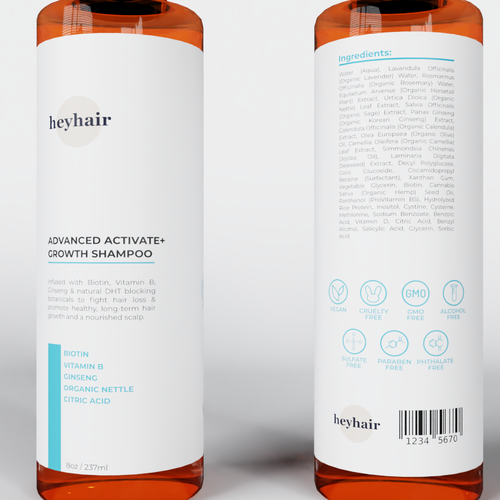 Minimalistic Package Branding Design for a Cosmetic Hair Care Line - ONE PRODUCT Design by babibola