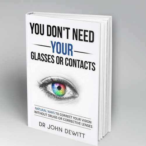 Natural Vision Correction Book Cover! Design by samia7822