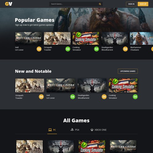 Landing Page - Games N Gadget