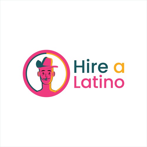 Powerful design for our software platform logo about hiring remote latino workers Design by Faisu Graphics