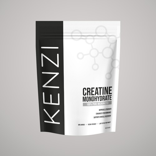 Designs | New Packaging Design for Kenzi Health's Creatine Monohydrate ...