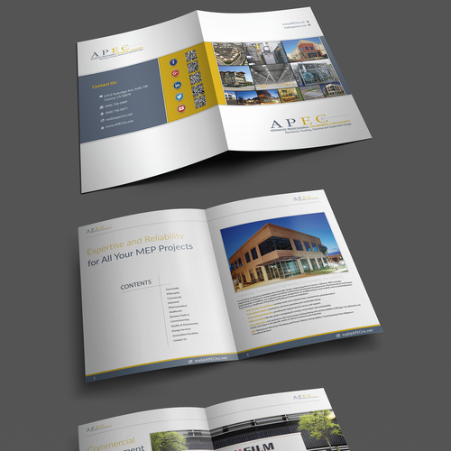Design a Professional Booklet for an Engineering Firm | Brochure contest