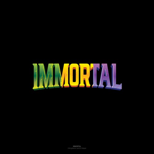 Create the logo for the most beloved Intergalactic Federal Sports; IMMORTAL! Design by maneka