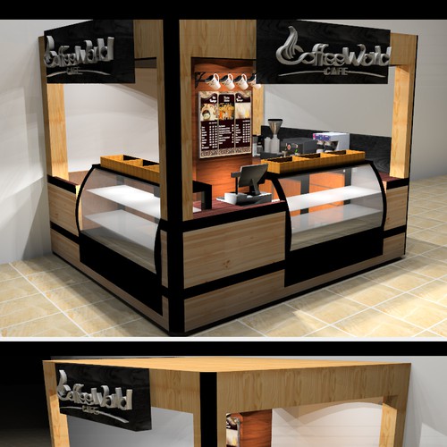 Wooden style cofee kiosk design ideas of mall used coffee stand booth for  sale