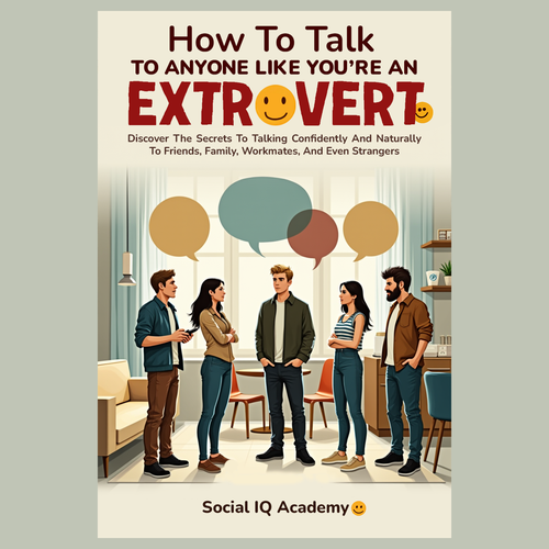 Design a catchy "How To Talk To Anyone" book cover Design by Alexandr_up