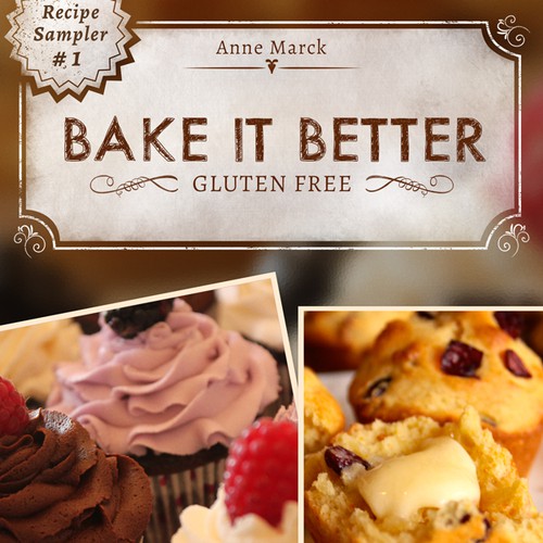 Design di Create a Cover for our Gluten-Free Comfort Food Cookbook di The Underdogs