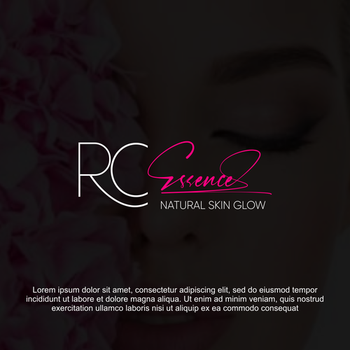 RC Essence Natural skincare glow by Rita Design by februarism