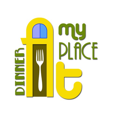 Logo for a dinner party planning web app Design by allawy