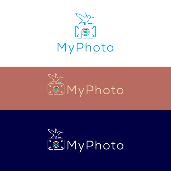 Design by hiro-jie@ titled "Design a brand logo for MyPhoto"