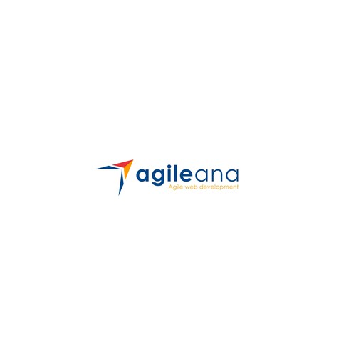 Agileana - logo design for web development agency Design by 9bstrokes™