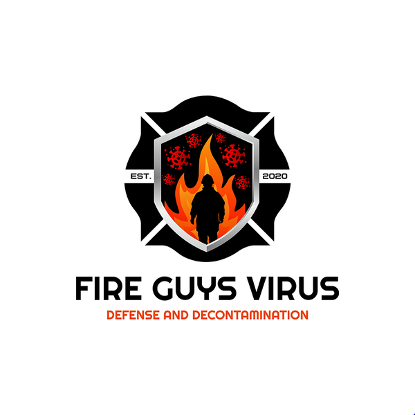 Design by Pixdot_S titled "Logo Design For Fire Guys Virus Defense and Decontamination"