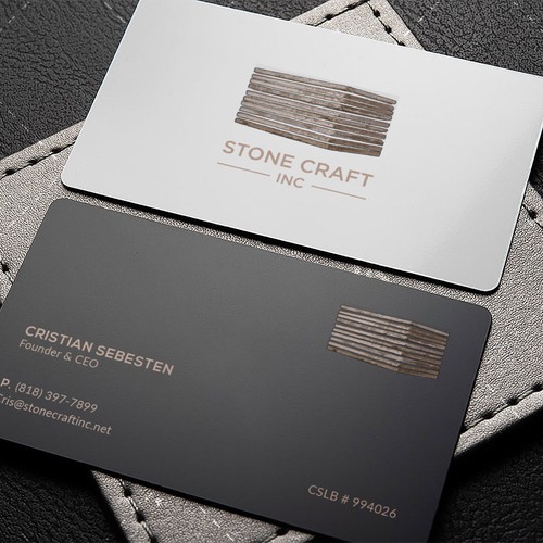 IK_DesignsさんのBusiness Card - Stone Craftデザイン