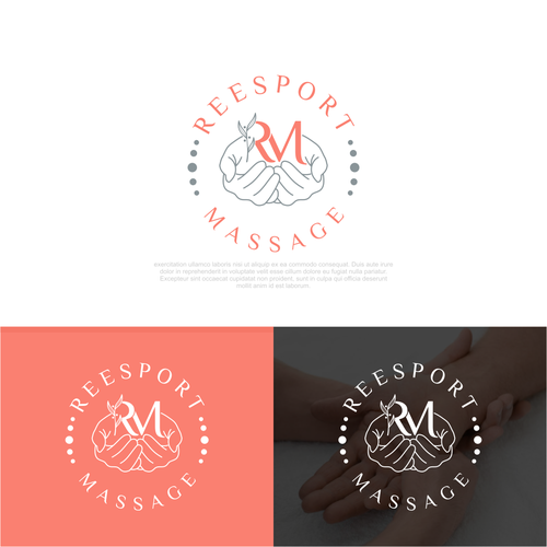 Eye Catching Massage Therapist Logo for Window Sign Design by CHICO_08