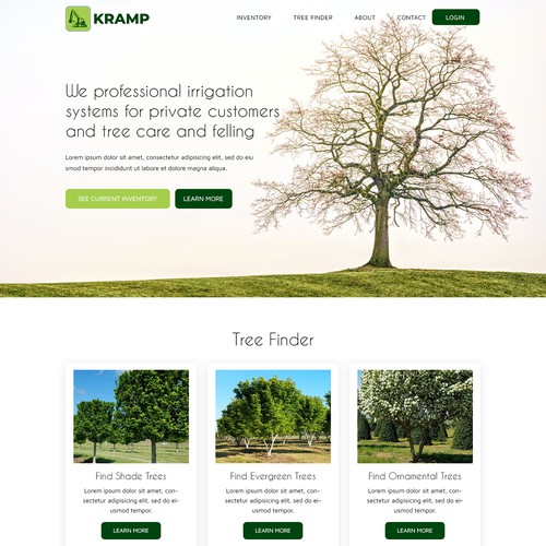 Web page design contest entry by AKDCreative