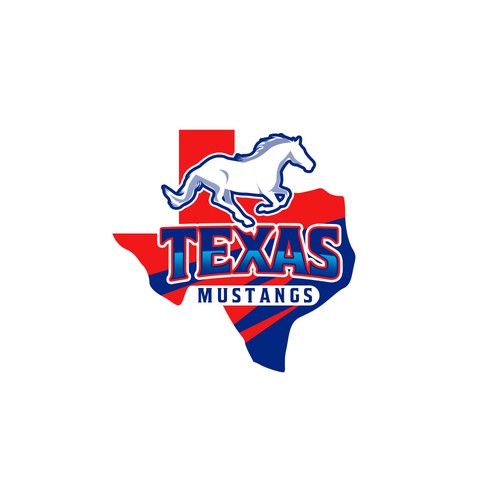 Diseño de Texas Mustangs de The Seño