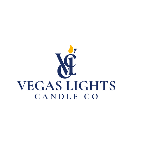 Design a modern fun logo for a candle company in Las Vegas Design by ChemcoRD