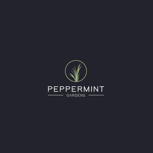 Peppermint Gardens Logo Design by Catalin T.