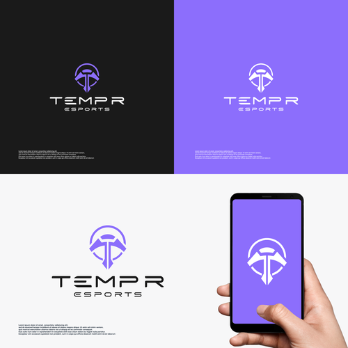 Logo for TEMPR Esports Design by L A T O