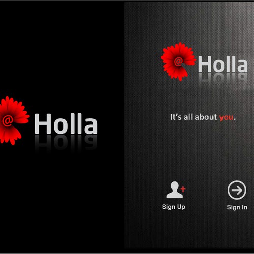 Design Create the next logo for Holl@ por artu