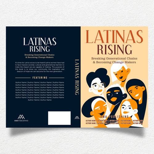 Design a bestselling book cover for Latinas Breaking Generational Chains Design by Kukira Design