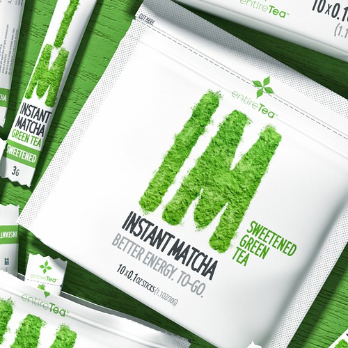 Green Tea Product Packaging Needed Design por Meln