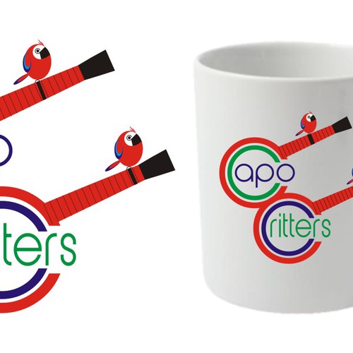 LOGO: Capo Critters - critters and riffs for your capotasto Diseño de nicegirl