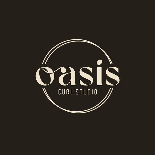 A logo for a curl studio that supports woman in feeling confident in their natural texture Design by perféctroll