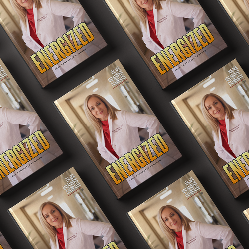 Design a New York Times Bestseller E-book and book cover for my book: Energized Design by Max63