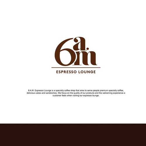 Design an enticing logo for 6 A.M. Espresso Lounge Design by LOLIALOVAdesign