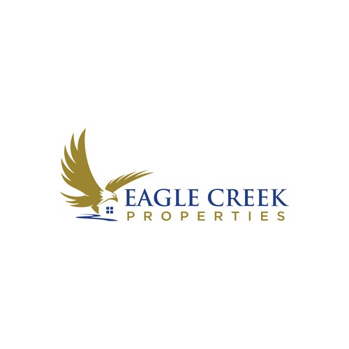 Design "Eagle Creek Properties" logo- Buy Real Estate from owners. Design by @merambArt