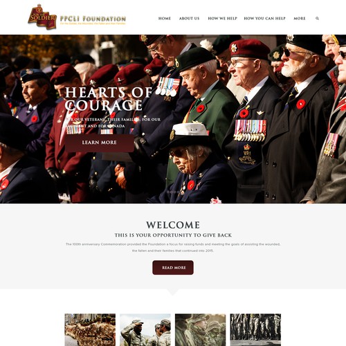 PPCLI Foundation website Design réalisé par Infinityデザイナー