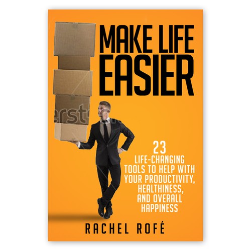 Create a book cover for "Make Life Easier" Design by Adi Bustaman