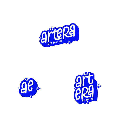 Branding required for ARTERA, a new app-based concept 'art for all'. Design by mariadesign78