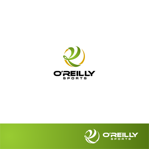 Create a unique sporting goods store logo for O'Reilly Sports Logo