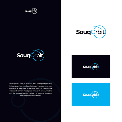 Souq Orbit logo design Design by Mouser®