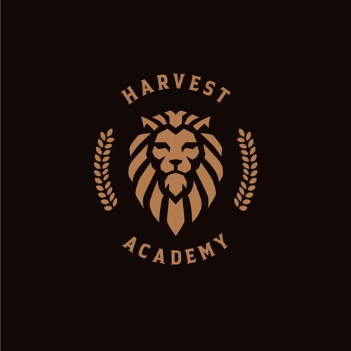 Harvest Academy Lions Mascot Design by agora.