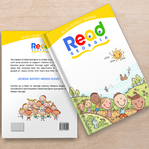 A book cover to inspire volunteers reading to children! Design by Esra Büte