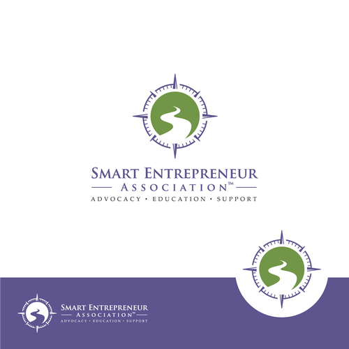 "Professional, elegant logo needed for new association for smart entrepreneurs!" winning Web page design