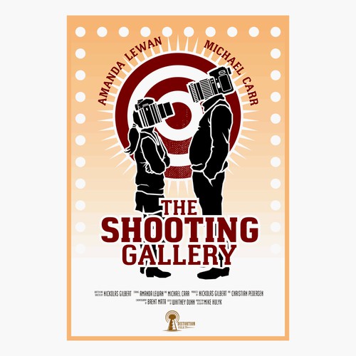Design a movie poster for the short film "The Shooting Gallery