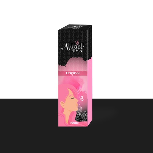 Design Perfume Box and Label for "Attract Him" scent to appeal to women Design by chinmoydesigns