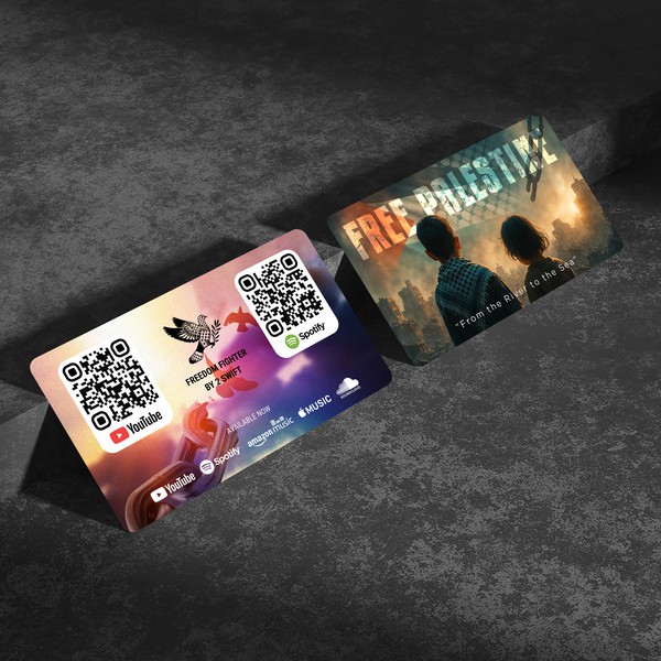 Free Palestine – Freedom Fighter Card