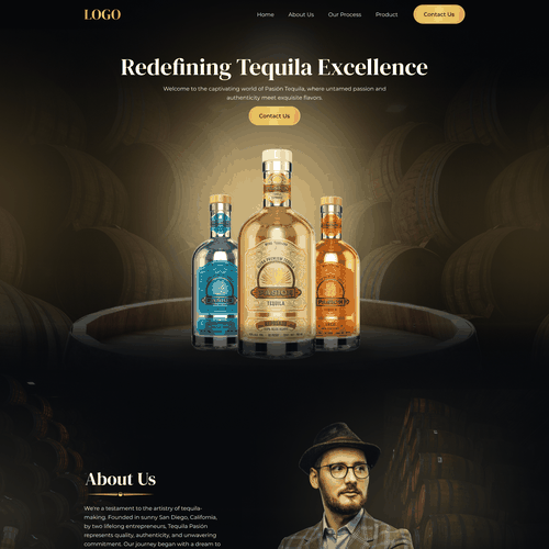 Web page design contest entry by FuturisticBug