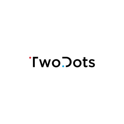 Two Dots Software Fraud Prevention Logo Design - Modern and Simple! Design by Warnaihari