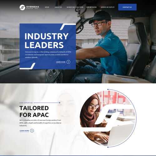 Web page design contest entry by Obizzy