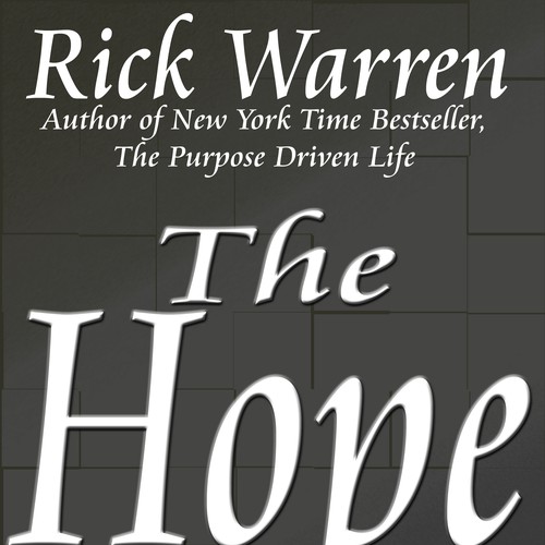 Design Rick Warren's New Book Cover Design by DougGoossen