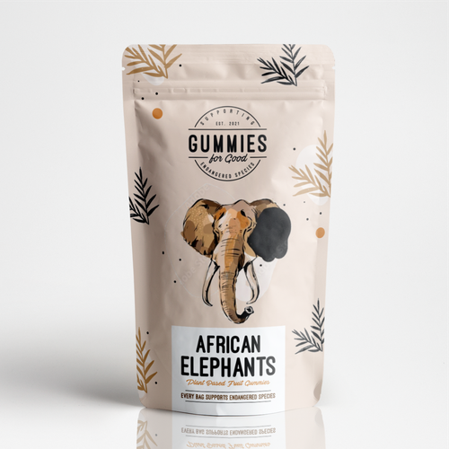 PACKAGE DESIGN: Plant Based Gummies for a Good Cause Design by Dwi_prawinsi