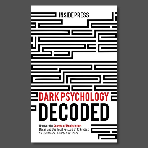 Intriguing Cover for Book on the "Mysteries of Dark Psychology" Design by Sancheeta007