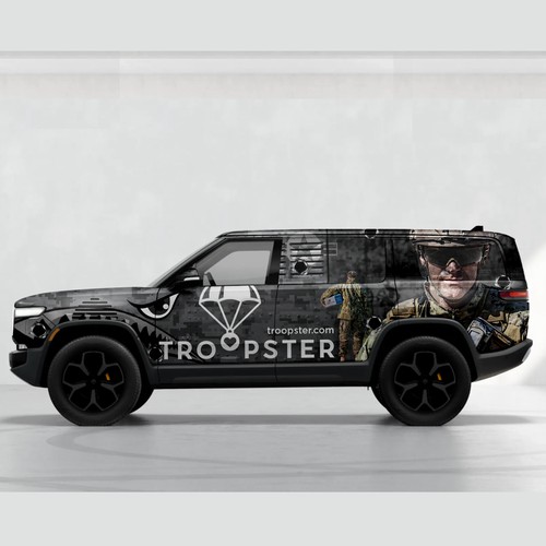 Vehicle Wrap for Military Nonprofit-ontwerp door ssrihayak